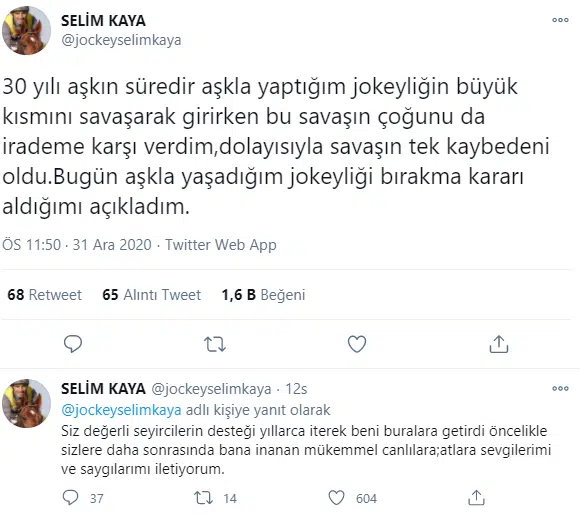 selim kaya jokey